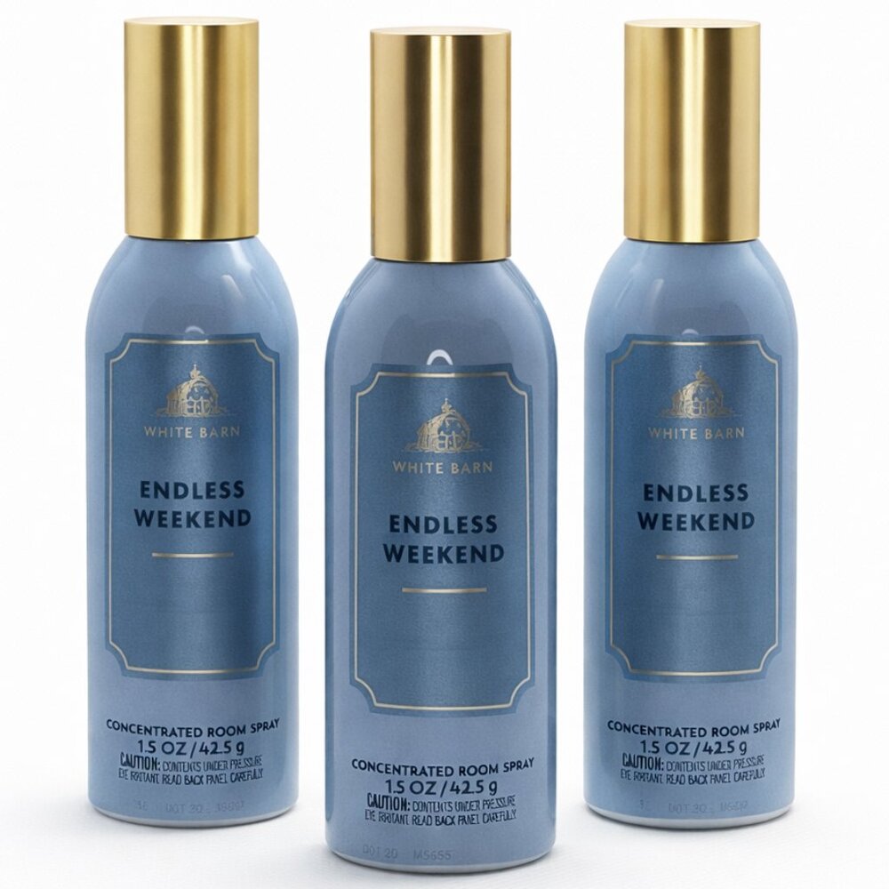 Bath & Body Works 3 Pack ENDLESS WEEKEND Room Spray